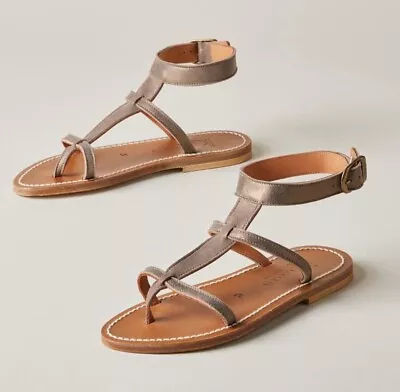 K.Jacques Bronze Leather Sandals. Size 38 39 40 41. New In Box! • $169