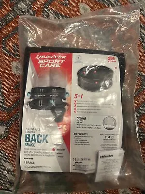 Mueller Sport Care - Adjustable Lumbar BACK BRACE - PLUS SIZE - Never Used • $12.99