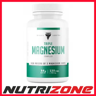 £11.50 • Buy Trec Nutrition Triple Magnesium Complex Energy Immune Health - 120 Caps