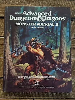 Vtg Monster Manual II 2 - 1st Edition Advanced Dungeons & Dragons D&D TSR Gygax  • $58