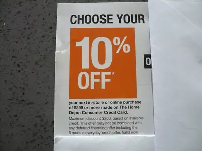 Home Depot 10% Off In Store Or Online. Expires 04/ 15/ 24 • $15