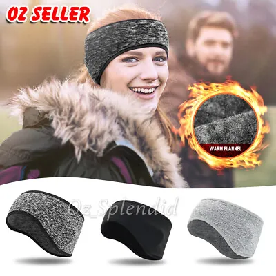 Head Sweatband Ponytail Ear Warmer Headband Warp For Running Fitness Sport Cycle • $5.89