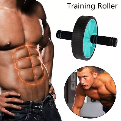 Ab Roller Wheel Abdominal Fitness Gym Home Exercise Equipment Core Workout GrSUx • $20.09