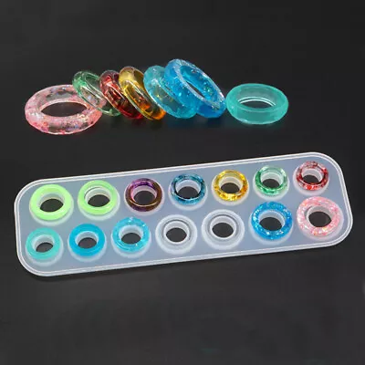 £3.69 • Buy Ring Resin Casting Mold Silicone Pendant Jewelry Making Epoxy Mould Craft DIY