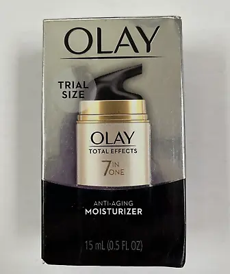 Olay Total Effects Moisturizer 7 In 1 Facial Anti-Aging 0.5 Fl Oz Trial Size • $12.95