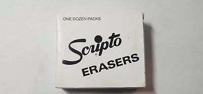 Box Of Vintage Scripto Erasers - J-160 - 0.9mm - 12  4-packs (48 Total) • $15