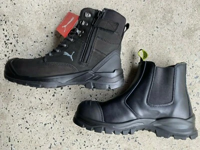 $336.25 • Buy PUMA Conquest ZIP Sider BLACK 630737  WORK BOOT Top Of The Range PUMA +FREEboots
