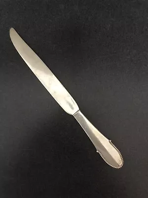 Georg Jensen Beaded/Kugle Vintage All Sterling 10 1/2” Dinner Knife Old Marks • $470.01