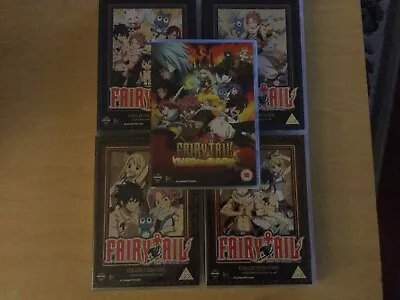 Fairy Tail : Collection 1-4 + Phoenix Priestess Movie Dvd • £9