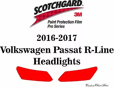 3M Scotchgard Paint Protection Film Pro Serie 2016 2017 Volkswagen Passat R-Line • $45