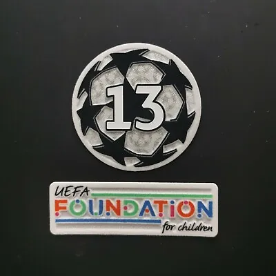 Sporting Id Real Madrid Champions League Patch Set Uefa Foundation • $24.99