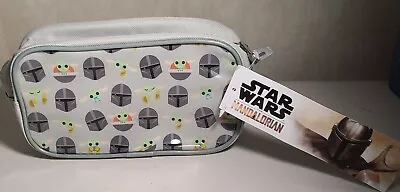 Star Wars The Mandalorian & Grogu Pencil & Gadget Case - 8 X4.25 X2.5  Zippered  • £9.12