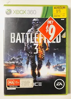 Battlefield 3 (Microsoft Xbox 360 2011) PAL No Manual | Free Post • $6.74