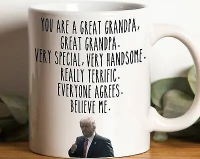 Funny Mug Gift For Grandpa Personalized You Are A Great Grandpa Mug Grandpa • $16.99