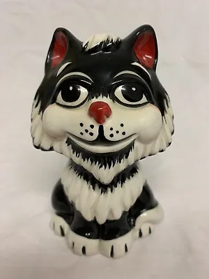 LORNA BAILEY Tex The Cat Art Deco Porcelain Figurine Retired Rare Collectible • £69.99