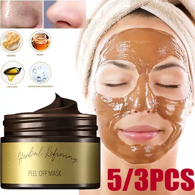 $12.85 • Buy 5/3X Pro-Herbal Refining Peel-Off Facial Mask, Cleansing Blackhead Remover Masks
