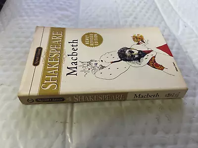 William Shakespeare Macbeth Milton Glaser Cover Signet Classic Paperback • $7.99