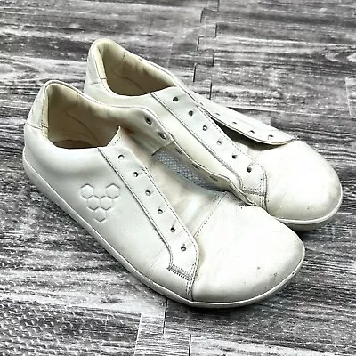 Vivobarefoot Adult EU Sz 39 White Minimalist Sneakers WildHide Leather Shoes • $30