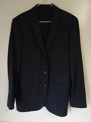 J.Crew Blazer Mens Size 38 S Thompson 2 Button Slate Blue Suit Jacket • $30.09