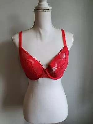 Womens Bra Size 34D Pink Mariemeili • £4.99