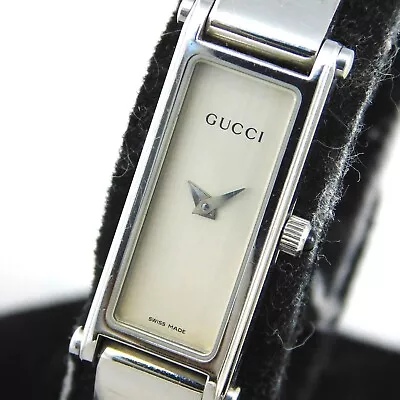 Gucci 1500l Silver Dial Women's Vintage Swiss Made Watch E960 • $115.20