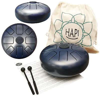 Steel Tongue Drum HAPI Trinity Easy To Play Pentatonic Scale Metal Drum Handpan • $89