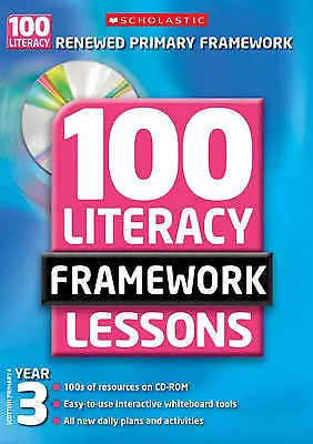 £7.95 • Buy 100 New Literacy Framework Lessons For Year 3 Wi, Gillian Howell; Jon Mitchell, 