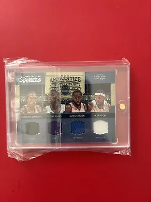 09-10 TIMELESS TREASURES ROOKIE QUAD JERSEY Jennings Evans Harden Lawson /90 • $75