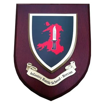 IBS Infantry Battle School Brecon Military Wall Plaque UK Made For MOD • £21.99