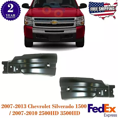 Front Bumper Extension Brackets For 07-13 Silverado 1500 / 07-10 2500 HD 3500 • $51.40