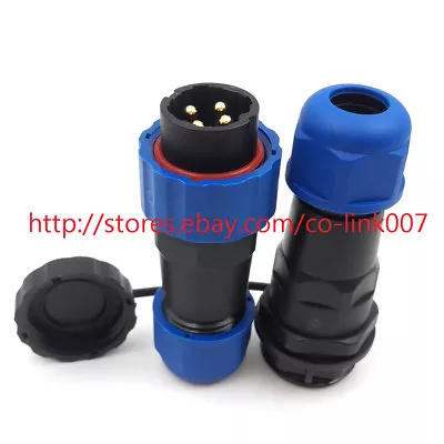 SD20 4 Pin Waterproof Connector LED Connector IP67 Heavy Connector Plug Socket • $6.37