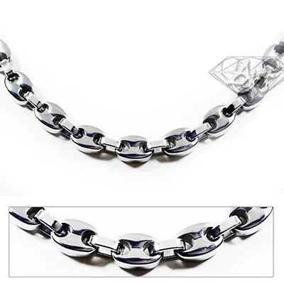 Accents Kingdom 8MM Men's Titanium Link Chain Necklace G • $119.99