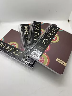 5x8 Spiral Notebook 80 Sheets Journal Lot Of 4 Lined Paper Office School Small • $17