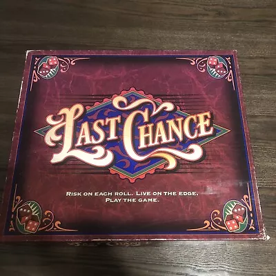 $40 • Buy Last Chance Dice Board Game By Milton Bradley Complete Set  Vintage 1995 Rare