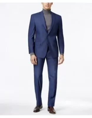 Marc New York By Andrew Marc Men's Modern-Fit 2-Pieces Blue Suit 36S NWOT • $100