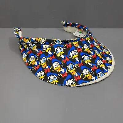 Vintage Donald Duck Visor Blue Goofy's Hat Co Disney Parks Disneyland USA Made • $12.98