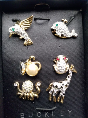 £10 • Buy Adrian Buckley 6 Animal Pin Badges