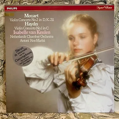 PHILIPS 412 718 1 - ISABELLA VAN KEULEN - Mozart Violin Concerto - 1984 LP • $40