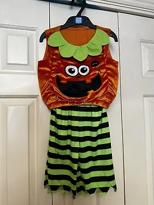 Baby Toddler Pumpkin Halloween Fancy Dress Costume Size 6 - 12 Months • £7.99