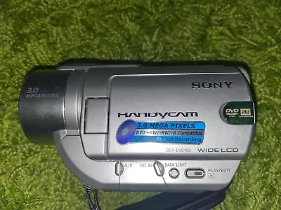 SONY HANDYCAM DCR-DVD405 Digital Video Camera Recorder Mini DVDUntested Parts. • $14.99