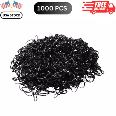 1000 Pc Mini Rubber Bands For Hair Soft Elastic Hair Ties For Braiding Hairstyle • $7.55