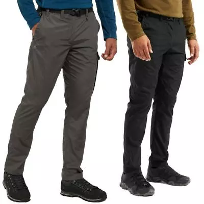 Craghoppers Mens Kiwi Slim Nosi Defence Walking Trousers FREE BELT • £44.99