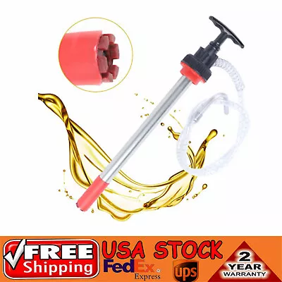 5 Gallon Bucket Bucket Pail Gear Oil Pump Manual Oil Transfer Pump+47  Hose • $30.40