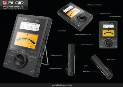 Blair Professional Bagpipe Tuner With Analog & Digital Meters Options Bagpipes • $347.97