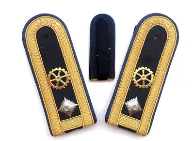  East German Shoulder Boards NVA Army Naval Forces NAVY Master Technical Career • $26.99