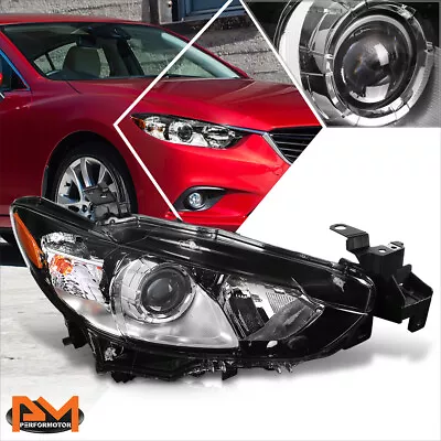 For 14-17 Mazda 6 Right Side OE Style Projector Headlight Lamp Amber Side/Chrome • $87.89