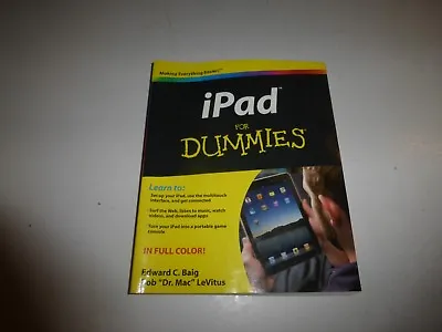IPad For Dummies (For Dummies (Computers)) LeVitus Bob Baig Edward C.PB 323 • $12.70