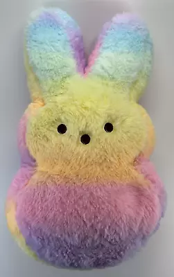 Peeps Candy Marshmallow Plush Stuffed Rainbow Tye-Dye Colored Bunny Rabbit • $8.99