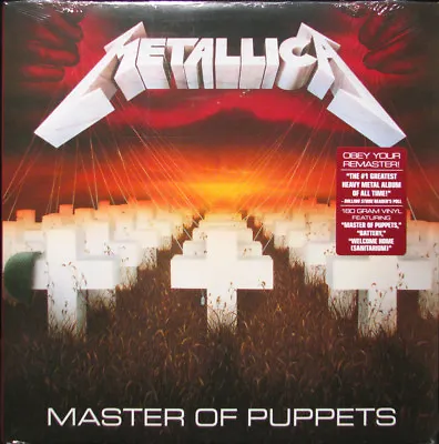 Metallica - Master Of Puppets [Current Pressing] LP Vinyl Record [New Sealed] • $42.99
