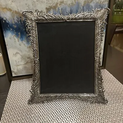 Michael Aram Nickelplate 8x10 Plume Convertible Picture Frame Defect • $145.99